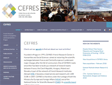 Tablet Screenshot of cefres.cz